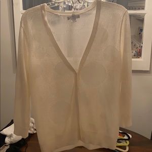 New York & co light sweater